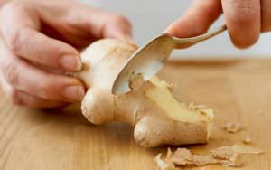 Use a Spoon to Peel the Ginger